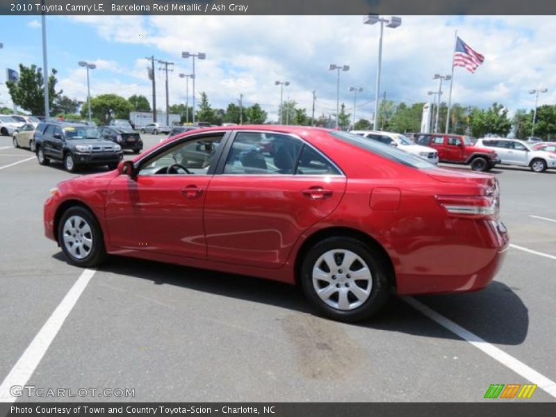 Barcelona Red Metallic / Ash Gray 2010 Toyota Camry LE