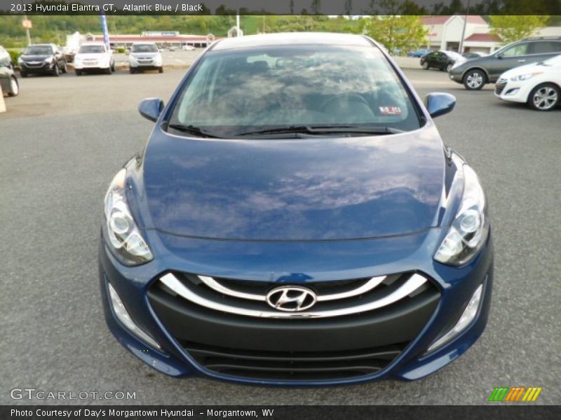 Atlantic Blue / Black 2013 Hyundai Elantra GT