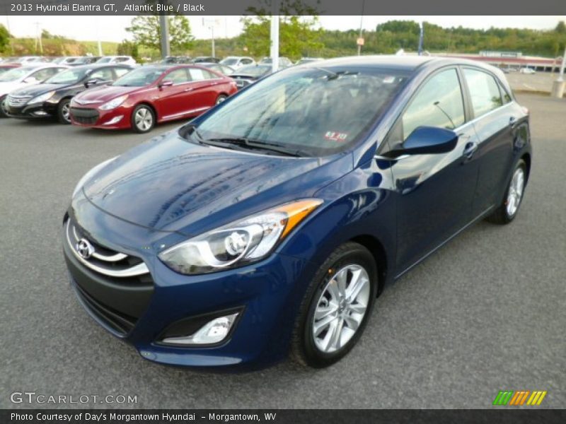 Atlantic Blue / Black 2013 Hyundai Elantra GT