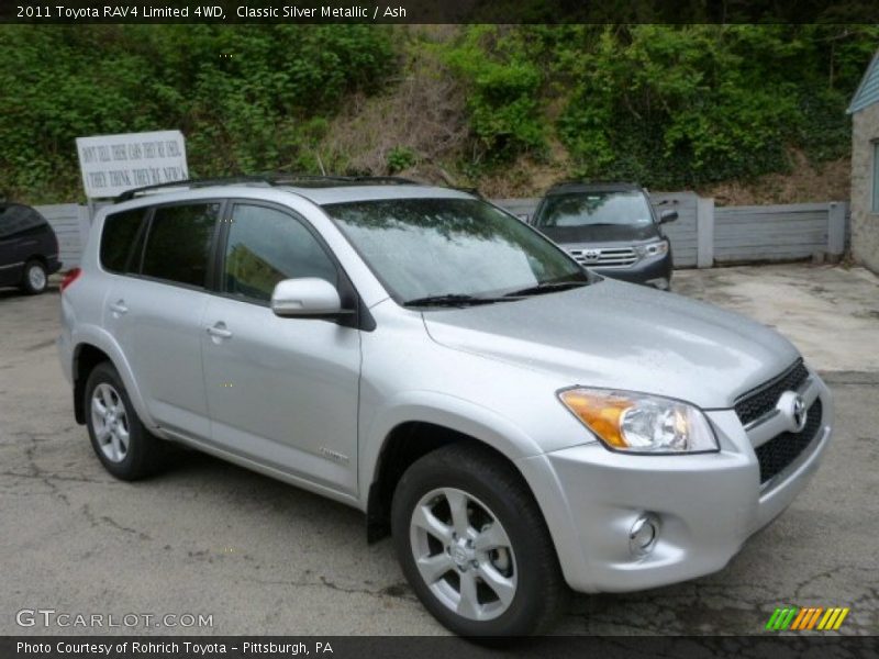 Classic Silver Metallic / Ash 2011 Toyota RAV4 Limited 4WD