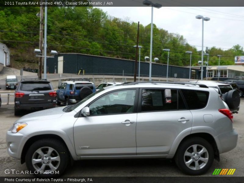 Classic Silver Metallic / Ash 2011 Toyota RAV4 Limited 4WD