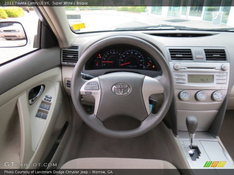 Super White / Bisque 2011 Toyota Camry LE V6