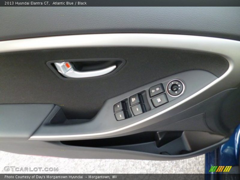 Atlantic Blue / Black 2013 Hyundai Elantra GT