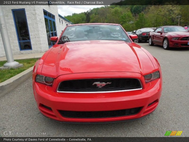 Race Red / Charcoal Black 2013 Ford Mustang V6 Premium Convertible