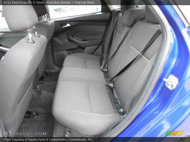 Kona Blue Metallic / Charcoal Black 2012 Ford Focus SEL 5-Door