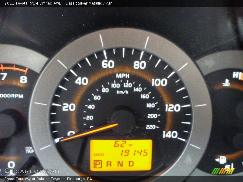 Classic Silver Metallic / Ash 2011 Toyota RAV4 Limited 4WD