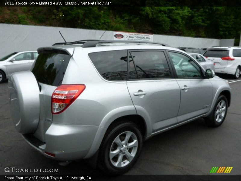 Classic Silver Metallic / Ash 2011 Toyota RAV4 Limited 4WD