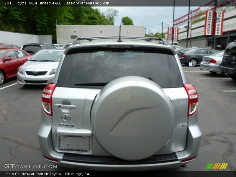 Classic Silver Metallic / Ash 2011 Toyota RAV4 Limited 4WD