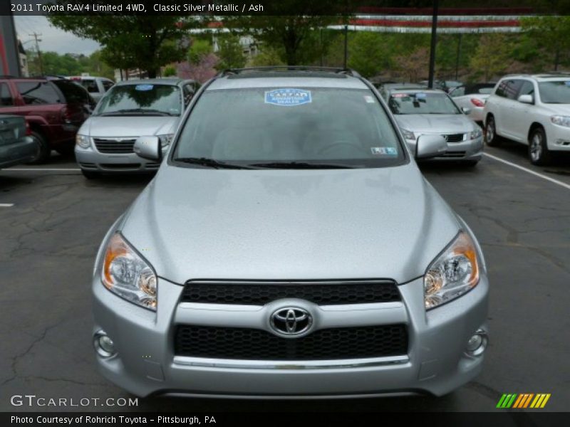 Classic Silver Metallic / Ash 2011 Toyota RAV4 Limited 4WD