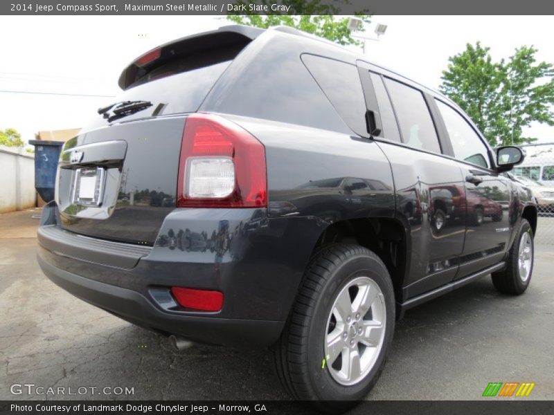 Maximum Steel Metallic / Dark Slate Gray 2014 Jeep Compass Sport