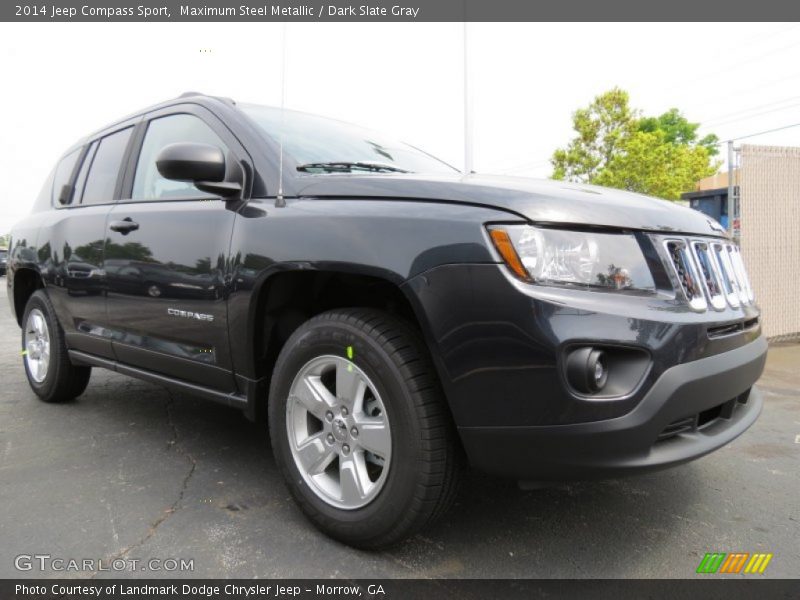 Maximum Steel Metallic / Dark Slate Gray 2014 Jeep Compass Sport
