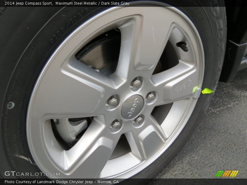 Maximum Steel Metallic / Dark Slate Gray 2014 Jeep Compass Sport