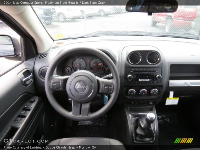 Maximum Steel Metallic / Dark Slate Gray 2014 Jeep Compass Sport