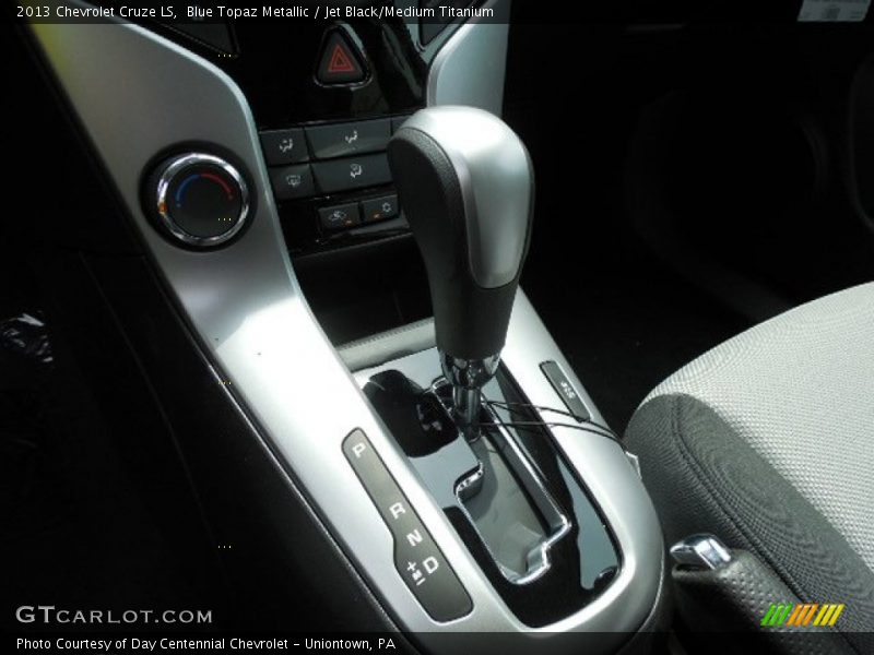 Blue Topaz Metallic / Jet Black/Medium Titanium 2013 Chevrolet Cruze LS