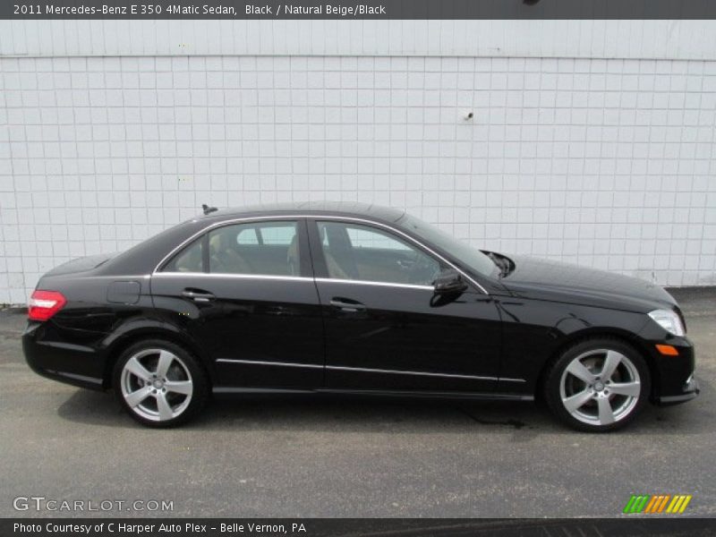 Black / Natural Beige/Black 2011 Mercedes-Benz E 350 4Matic Sedan