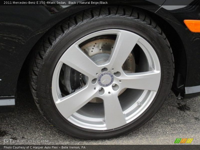 Black / Natural Beige/Black 2011 Mercedes-Benz E 350 4Matic Sedan