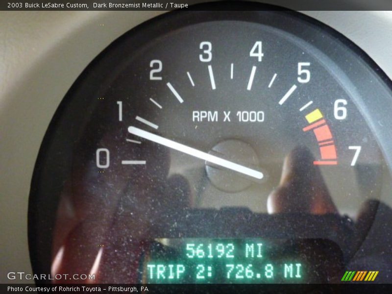 Dark Bronzemist Metallic / Taupe 2003 Buick LeSabre Custom
