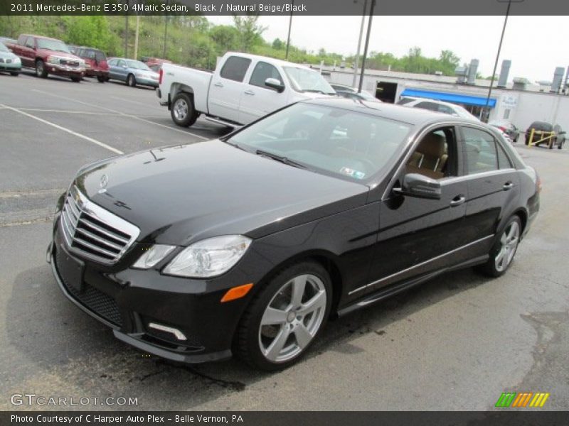 Black / Natural Beige/Black 2011 Mercedes-Benz E 350 4Matic Sedan