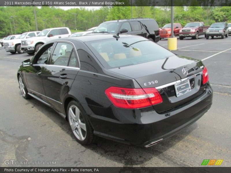 Black / Natural Beige/Black 2011 Mercedes-Benz E 350 4Matic Sedan