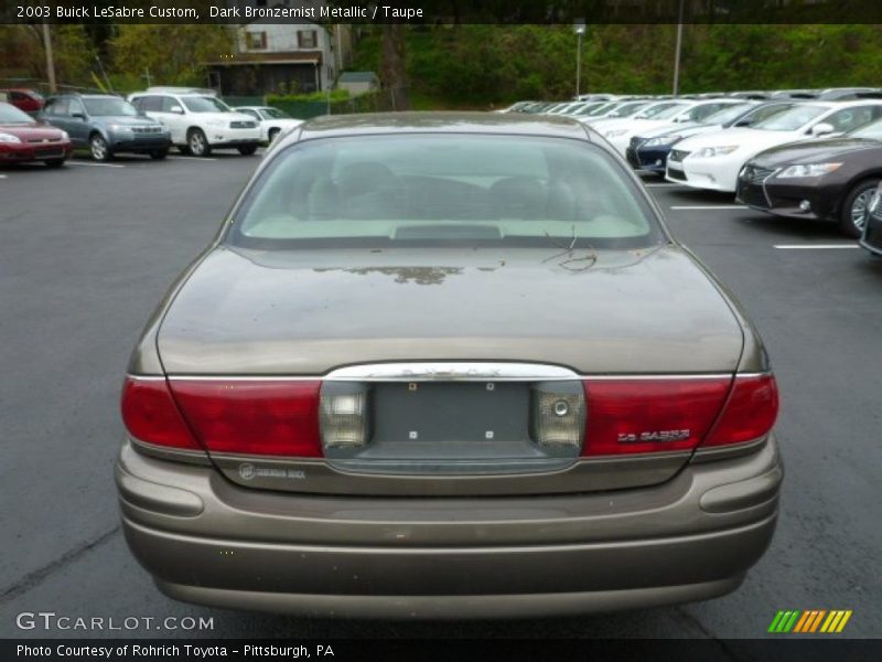 Dark Bronzemist Metallic / Taupe 2003 Buick LeSabre Custom