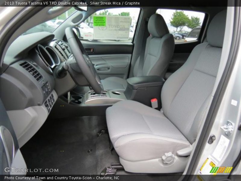  2013 Tacoma V6 TRD Double Cab 4x4 Graphite Interior
