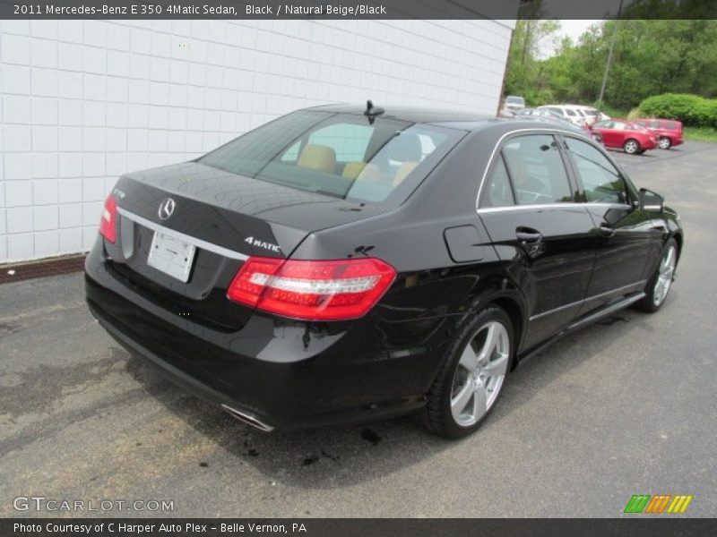 Black / Natural Beige/Black 2011 Mercedes-Benz E 350 4Matic Sedan