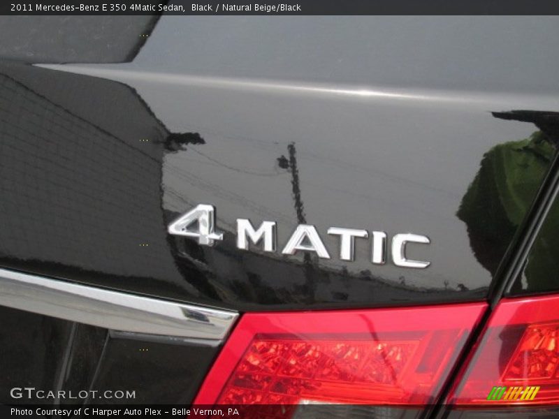 Black / Natural Beige/Black 2011 Mercedes-Benz E 350 4Matic Sedan