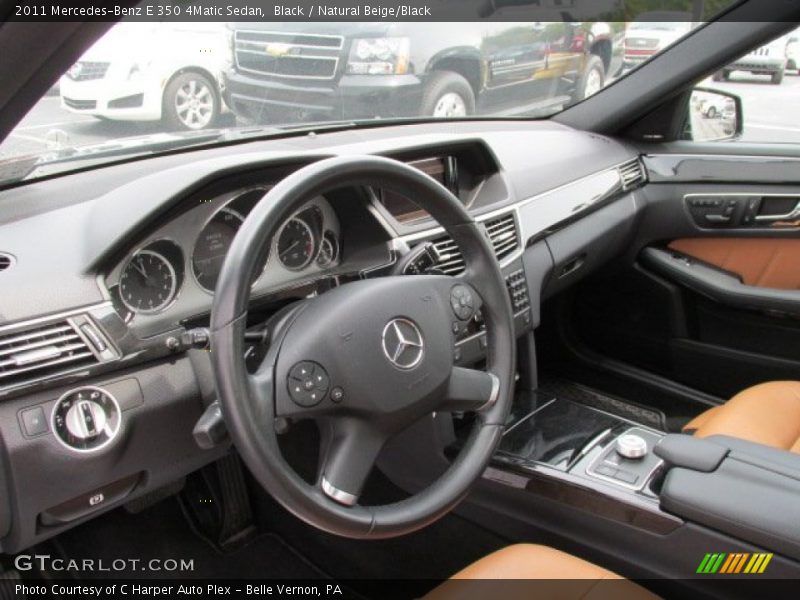 Black / Natural Beige/Black 2011 Mercedes-Benz E 350 4Matic Sedan