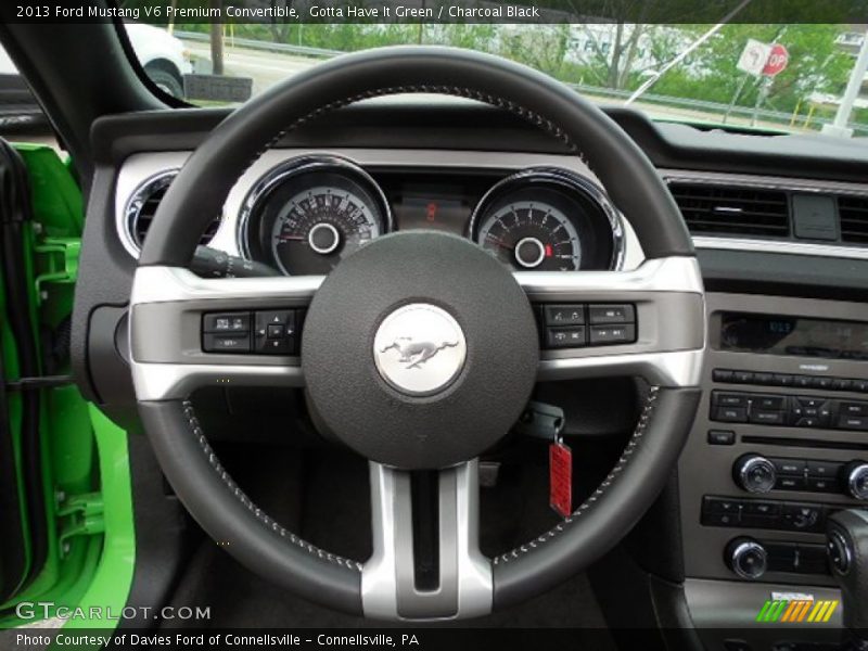  2013 Mustang V6 Premium Convertible Steering Wheel