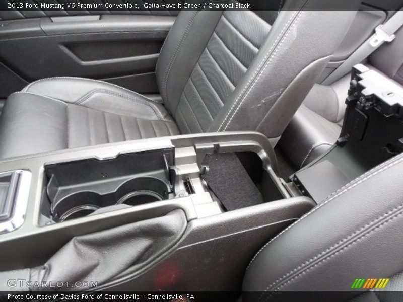 Gotta Have It Green / Charcoal Black 2013 Ford Mustang V6 Premium Convertible