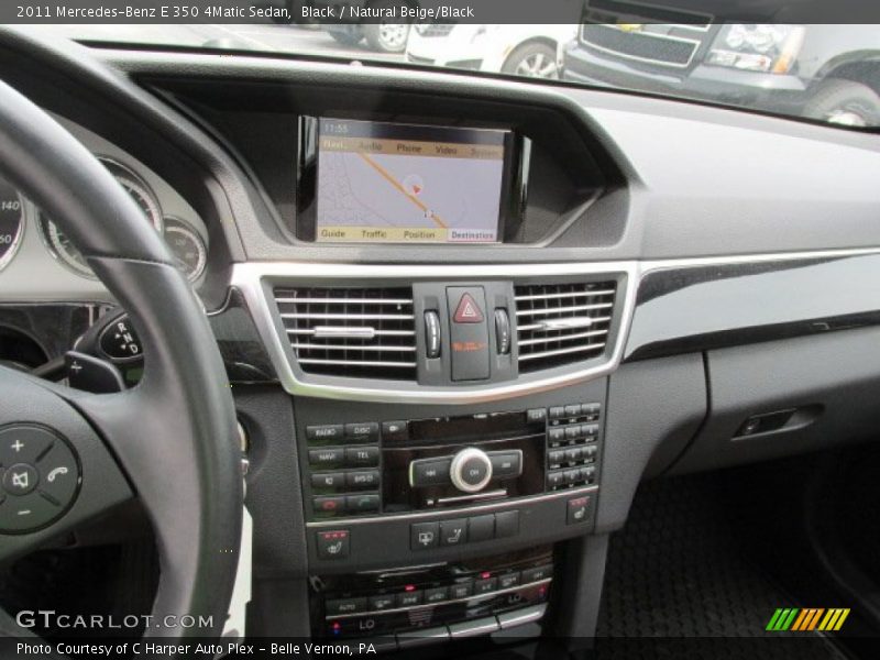 Black / Natural Beige/Black 2011 Mercedes-Benz E 350 4Matic Sedan