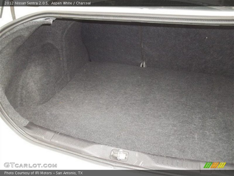 Aspen White / Charcoal 2012 Nissan Sentra 2.0 S