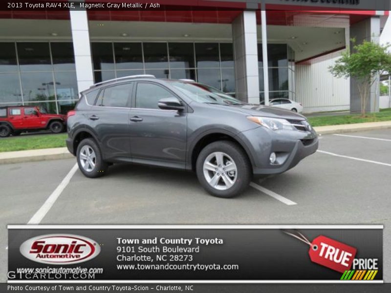 Magnetic Gray Metallic / Ash 2013 Toyota RAV4 XLE