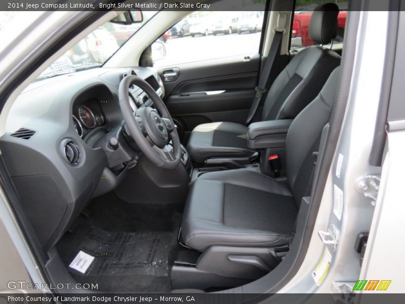 Bright Silver Metallic / Dark Slate Gray 2014 Jeep Compass Latitude
