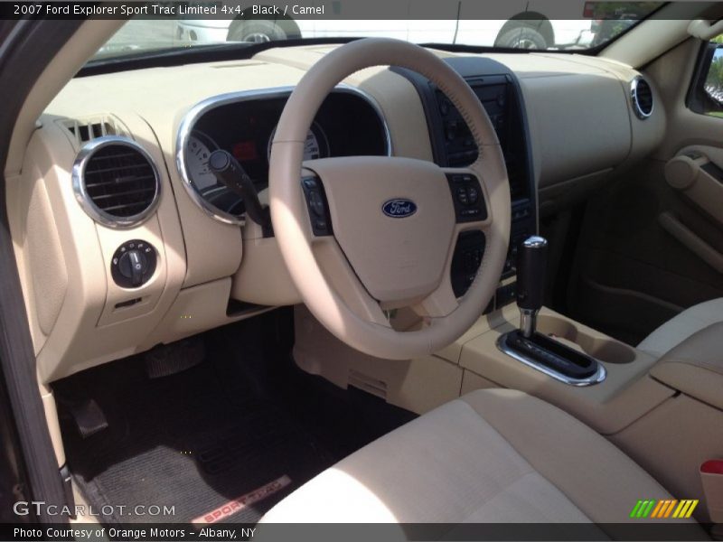 Black / Camel 2007 Ford Explorer Sport Trac Limited 4x4