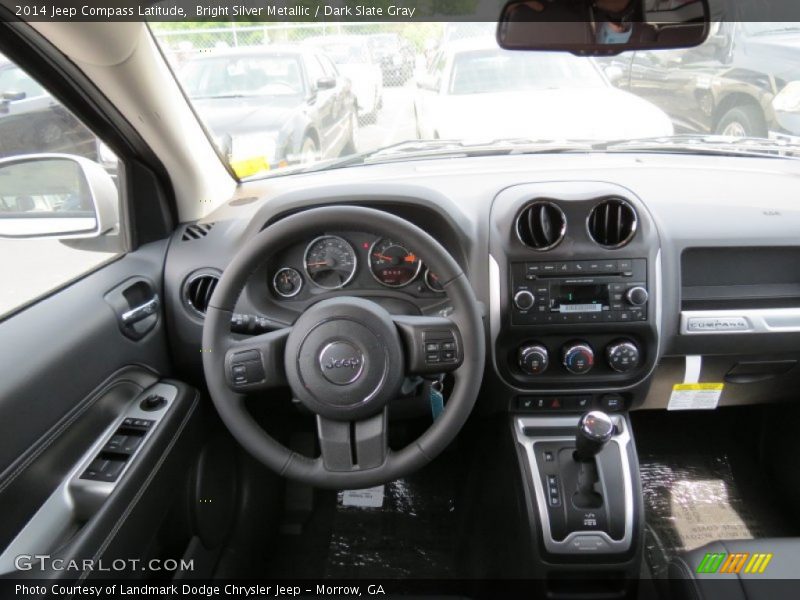 Bright Silver Metallic / Dark Slate Gray 2014 Jeep Compass Latitude