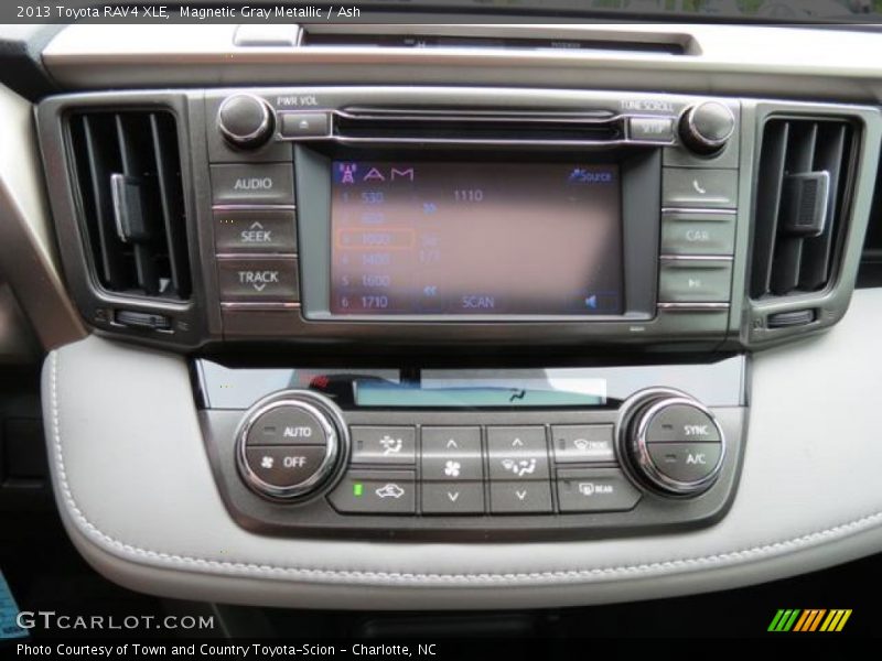 Controls of 2013 RAV4 XLE