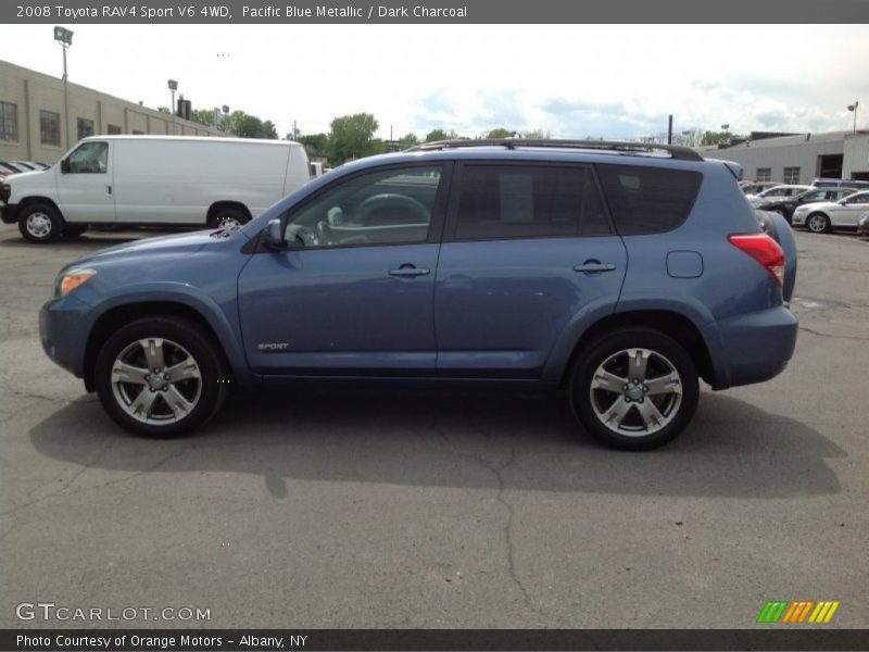 Pacific Blue Metallic / Dark Charcoal 2008 Toyota RAV4 Sport V6 4WD