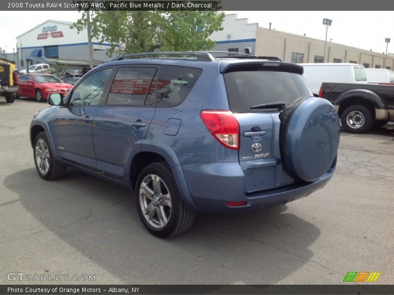 Pacific Blue Metallic / Dark Charcoal 2008 Toyota RAV4 Sport V6 4WD
