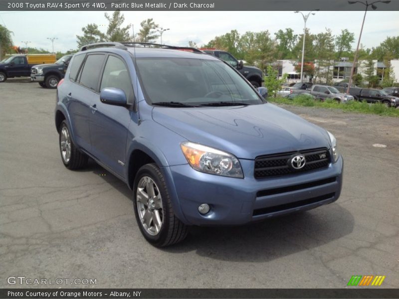 Pacific Blue Metallic / Dark Charcoal 2008 Toyota RAV4 Sport V6 4WD