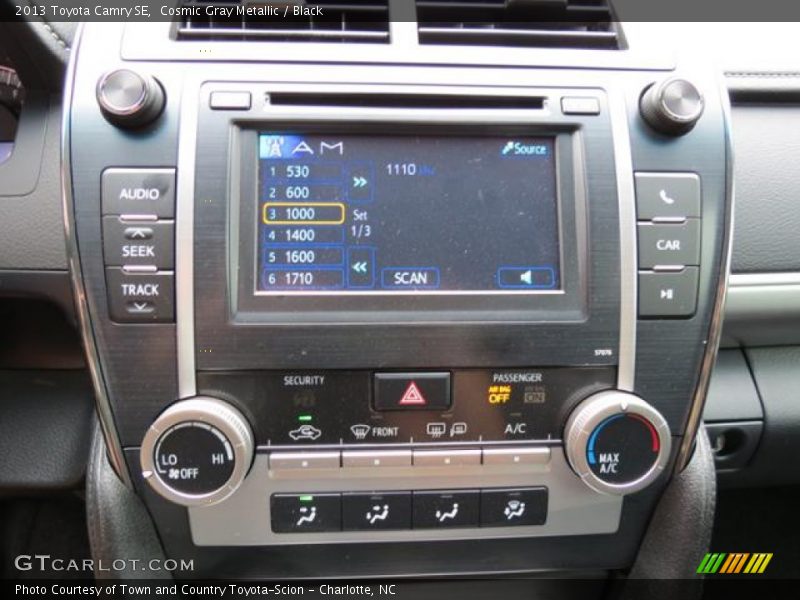 Cosmic Gray Metallic / Black 2013 Toyota Camry SE