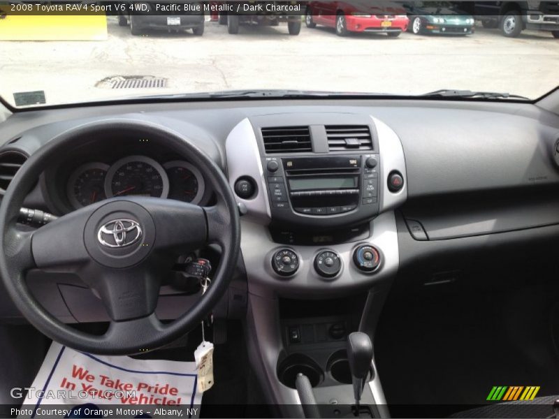 Pacific Blue Metallic / Dark Charcoal 2008 Toyota RAV4 Sport V6 4WD