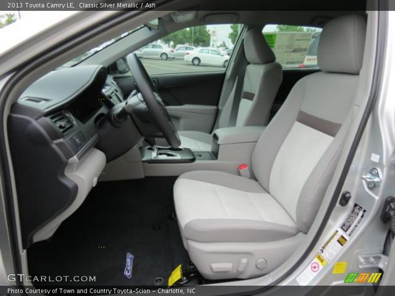 Classic Silver Metallic / Ash 2013 Toyota Camry LE