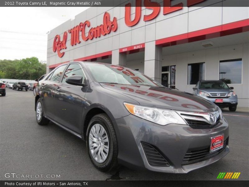 Magnetic Gray Metallic / Ash 2012 Toyota Camry LE