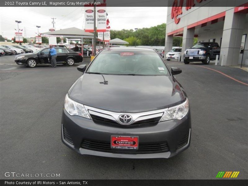 Magnetic Gray Metallic / Ash 2012 Toyota Camry LE