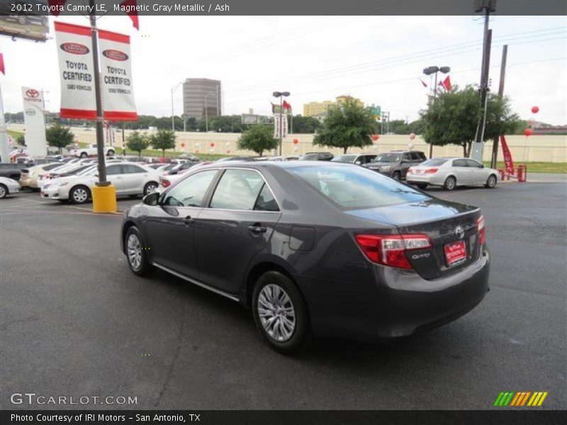 Magnetic Gray Metallic / Ash 2012 Toyota Camry LE
