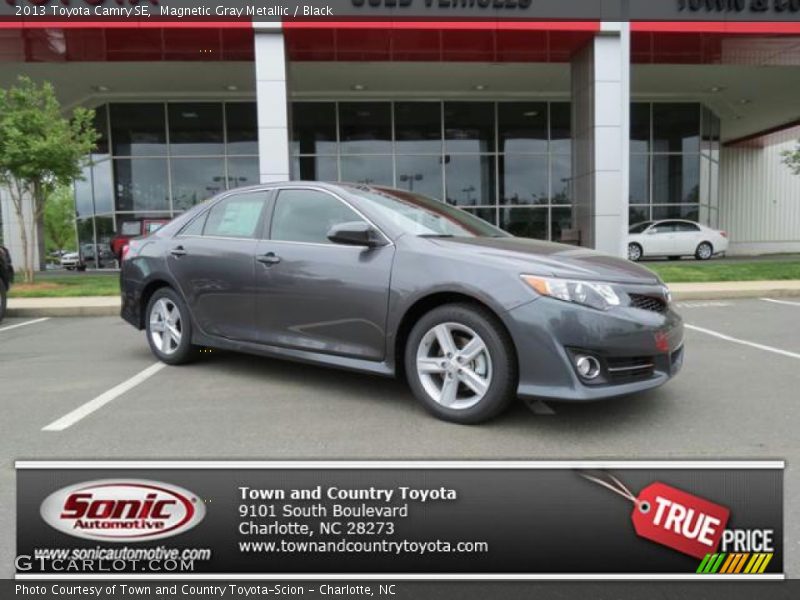 Magnetic Gray Metallic / Black 2013 Toyota Camry SE