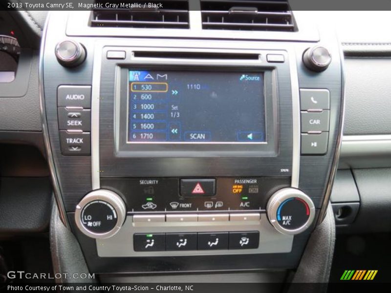Magnetic Gray Metallic / Black 2013 Toyota Camry SE