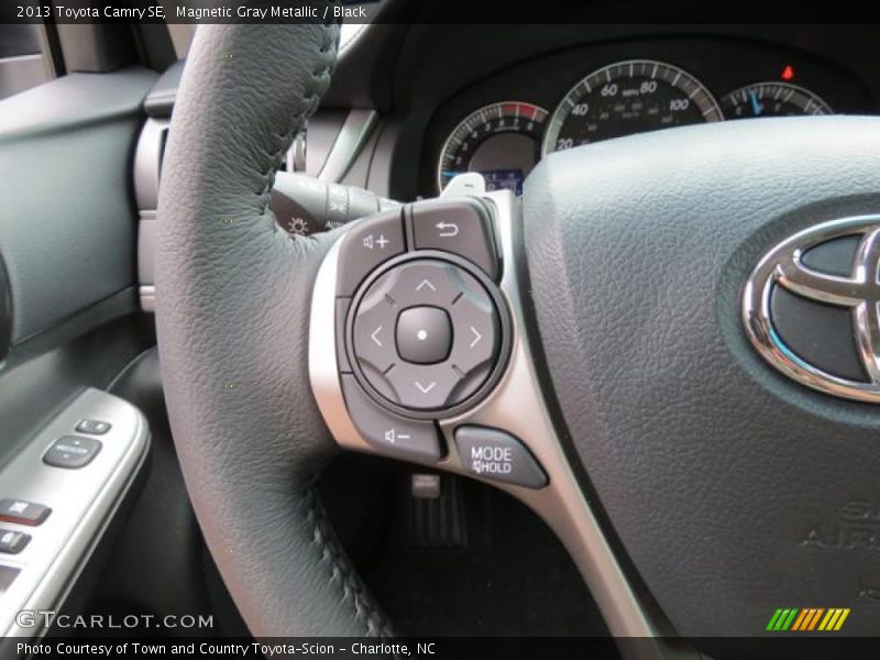 Magnetic Gray Metallic / Black 2013 Toyota Camry SE