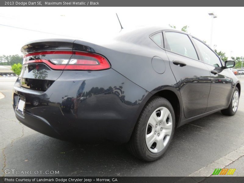 Maximum Steel Metallic / Black 2013 Dodge Dart SE